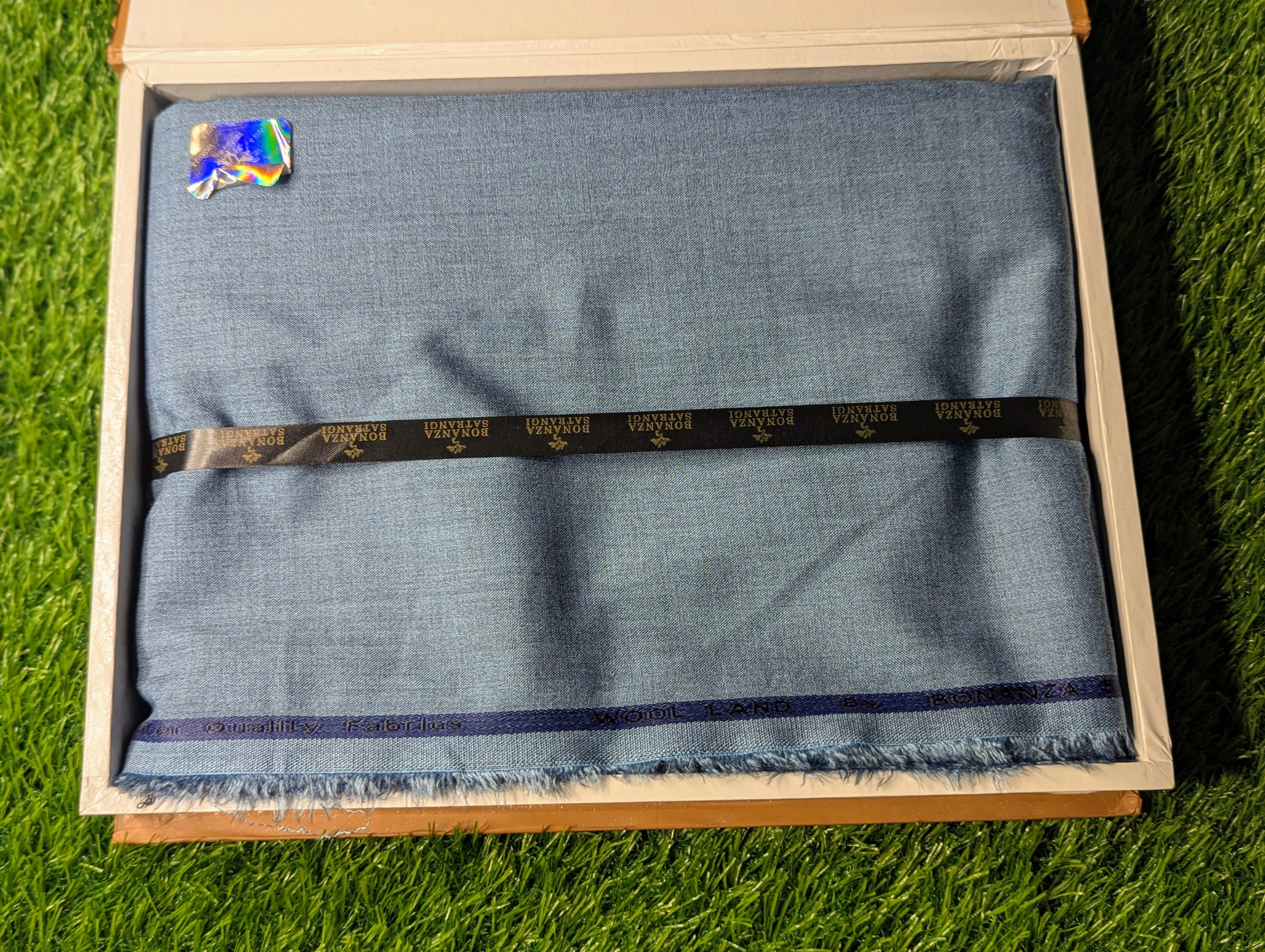 BONANZA SATRANGI Luxury Wash & Wear Men's Unstitched Fabric: Premium Quality, Wrinkle-Resistant for Shalwar Kameez. Effortless style guaranteed.